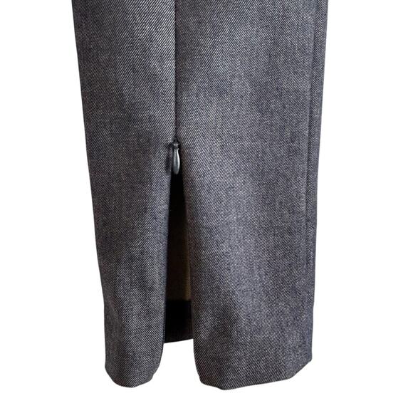 BCBGMaxAzria Slim Pants SZ 2 Grayish Blue Cotton Wool Blend Stretch Corpcore - Picture 4 of 11